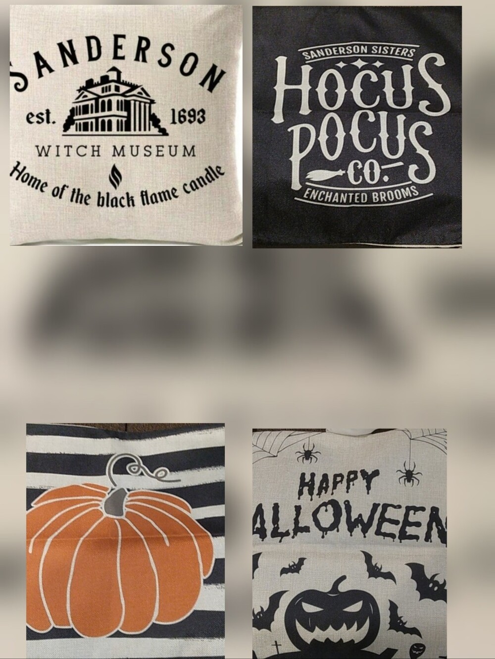 Halloween pillow covers 4 Sanderson  sisters